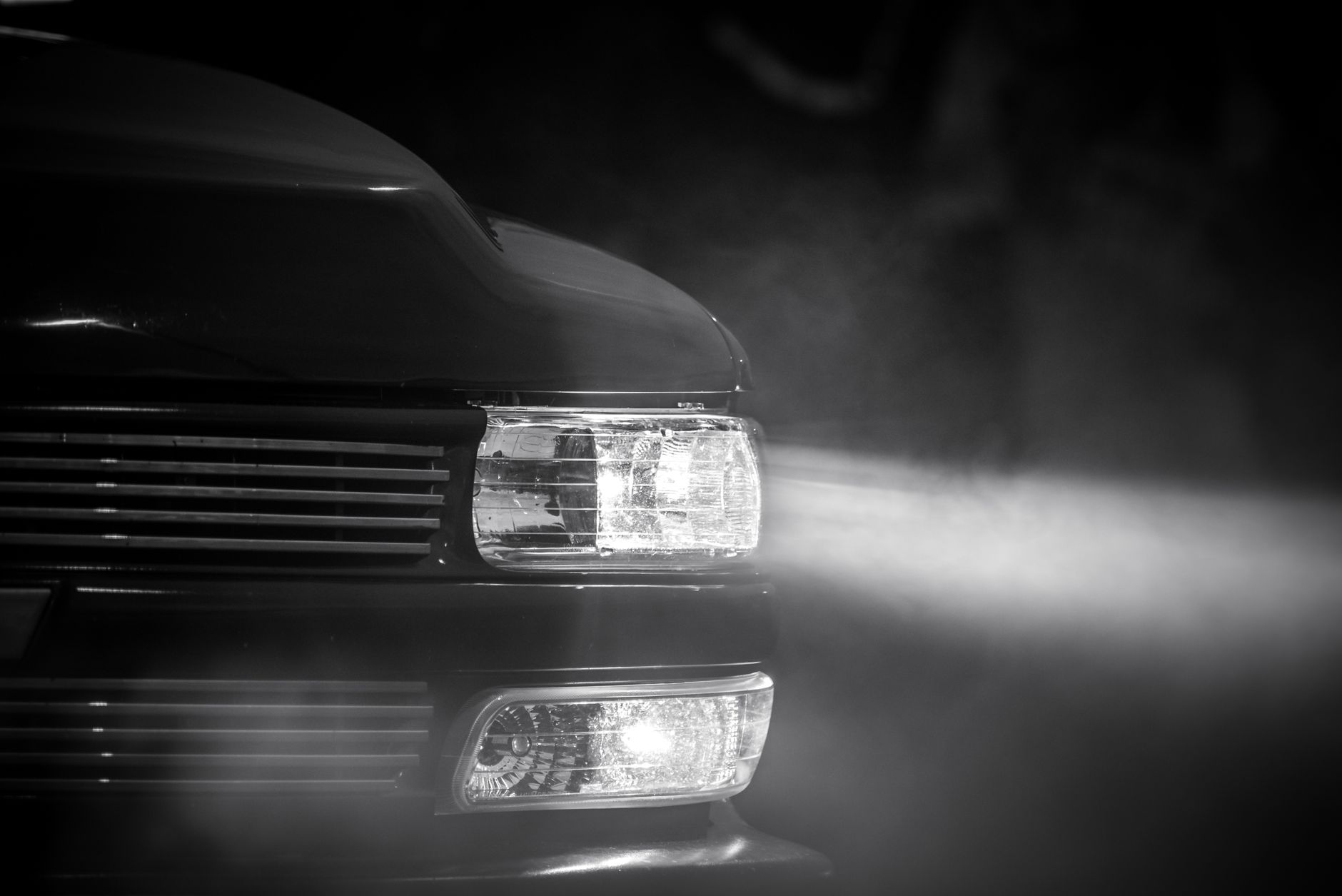 Emissions probe during MOT test illustrating aftermarket air intake MOT problems UK